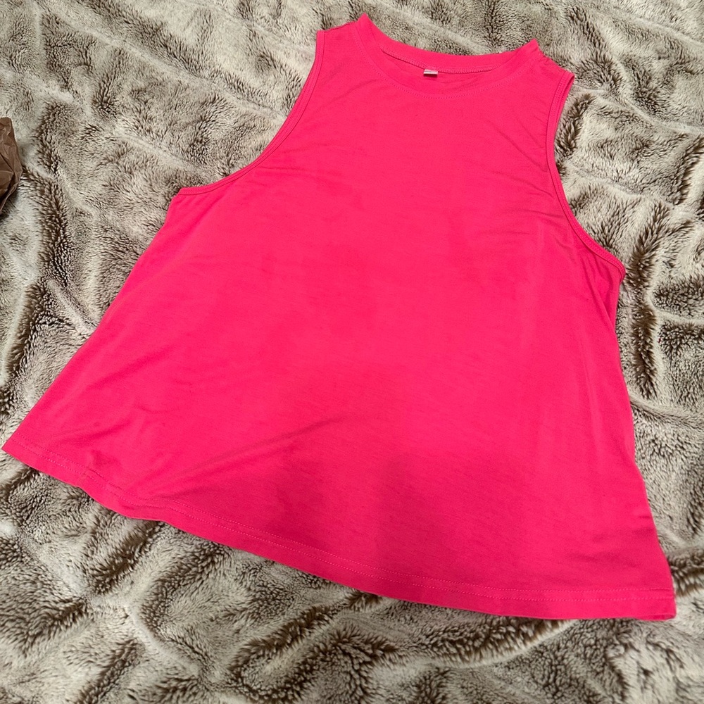 Pink Sleeveless Women's Top